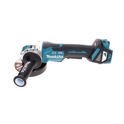 Makita DGA 519 M1J Meuleuse d'angle sans fil 18 V 125 mm Brushless X-Lock + 1x batterie 4,0 Ah + Makpac - sans chargeur