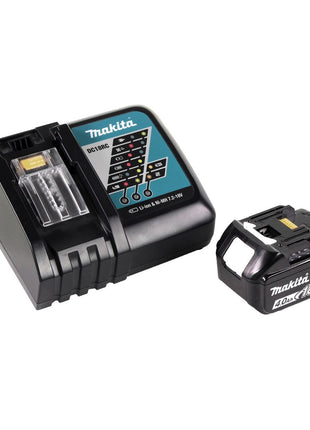 Makita DGA 519 RM1J Meuleuse d'angle sans fil 18 V 125 mm Brushless X-Lock + 1x batterie 4,0 Ah + chargeur + Makpac