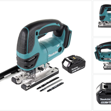 Makita DJV 180 G1 Scie sauteuse sans fil 18V + 1x Batterie 6.0 Ah - sans chargeur
