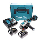 Makita DGA 519 RMJ Meuleuse d'angle sans fil 18 V 125 mm Brushless X-Lock + 2x batterie 4,0 Ah + chargeur + Makpac