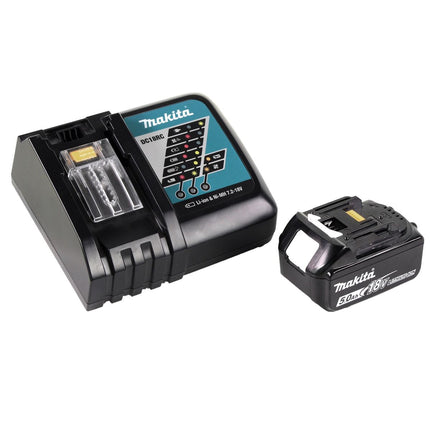 Makita DGA 519 RT1 Meuleuse d'angle sans fil 18 V 125 mm Brushless X-Lock + 1x batterie 5,0 Ah + chargeur