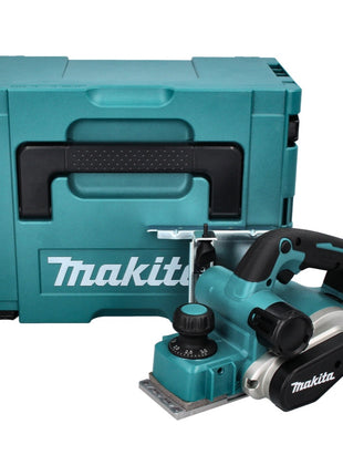 Makita DKP 181 ZJ cepillo inalámbrico cepillo plegable 82 mm 18 V Brushless + Makpac - sin batería, sin cargador