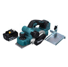 Cepillo plegable a batería Makita DKP 181 M1 82 mm 18 V sin escobillas + 1x batería 4,0 Ah - sin cargador