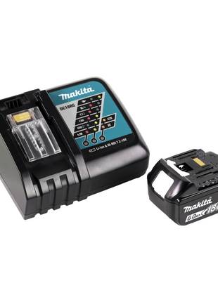 Lámpara de batería Makita BML 802 RG1 para baterías de 14,4 y 18 V + 1x batería 6,0 Ah + cargador