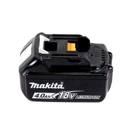 Makita DKP 181 M1J raboteuse sans fil 82 mm 18 V sans balais + 1x batterie 4,0 Ah + Makpac - sans chargeur