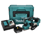 Makita DKP 181 RM1J cepillo de batería cepillo plegable 82 mm 18 V sin escobillas + 1x batería 4,0 Ah + cargador + Makpac