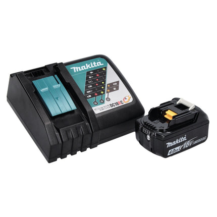 Makita DKP 181 RM1J rabot sans fil 82 mm 18 V sans balais + 1x batterie 4,0 Ah + chargeur + Makpac