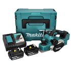 Makita DKP 181 RMJ raboteuse sans fil 82 mm 18 V sans balais + 2x batterie 4,0 Ah + chargeur + Makpac