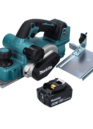 Makita DKP 181 T1 Akku Hobel Falzhobel 82 mm 18 V Brushless + 1x Akku 5,0 Ah - ohne Ladegerät