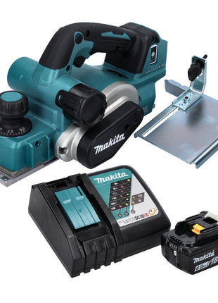 Makita DKP181RG1 Rabot sans fil 82mm 18V Brushless + 1x Batterie 6,0 Ah + Chargeur