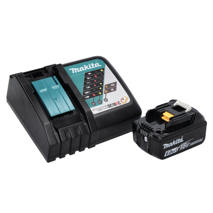 Makita DKP181RG1 Rabot sans fil 82mm 18V Brushless + 1x Batterie 6,0 Ah + Chargeur