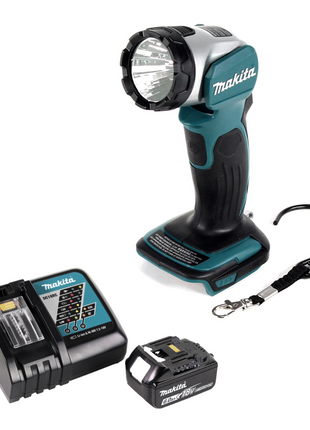 Lámpara de batería Makita DML 802 RG1 para batería de 14,4 y 18 V + 1x batería 6,0 Ah + cargador