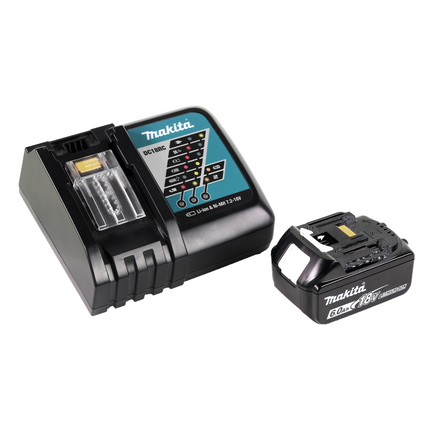 Makita DML 802 RG1 lampe sans fil pour batterie 14,4 et 18 V + 1x batterie 6,0 Ah + chargeur