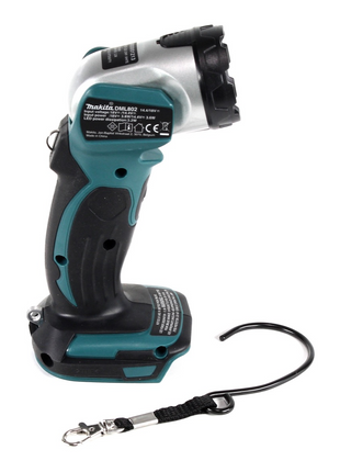 Makita DML 802 RG lampe sans fil pour batterie 14,4 et 18 V + 2x batterie 6,0 Ah + chargeur