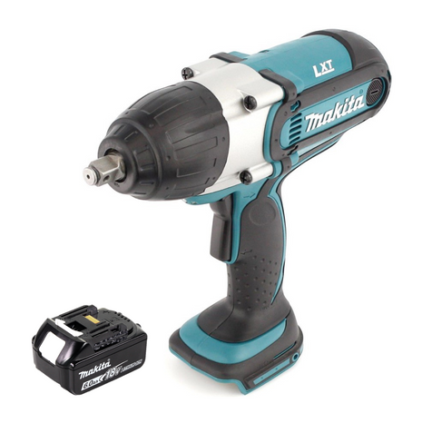 Makita DTW 450 G1 Akku Schlagschrauber 18 V 440 Nm 1/2“ + 1x Akku 6,0 Ah - ohne Ladegerät