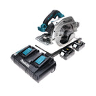 Makita DHS 900 PM2 scie circulaire à batterie 36 V (2x 18 V) 235 mm sans balais + 2x batterie 4,0 Ah + double chargeur