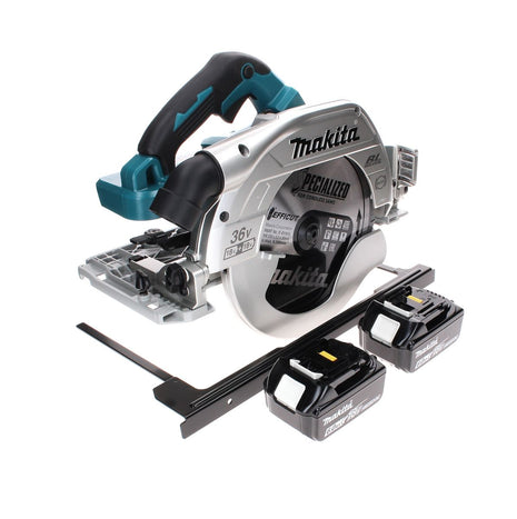 Makita DHS 900 G2 Scie circulaire sans fil 36 V (2x 18 V) 235 mm brushless + 2x Batteries 6,0 Ah - sans chargeur