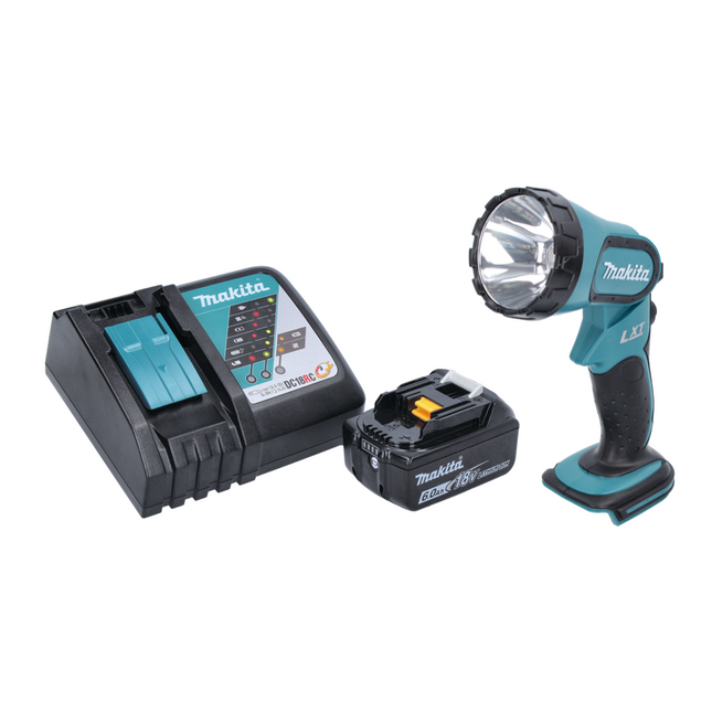 Lampe à batterie / lampe à main Makita DML 185 RG1 18 V + 1x batterie 6,0 Ah + chargeur