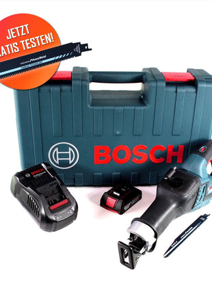 Lame de scie alternative Bosch Carbide offerte avec scie alternative à batterie Bosch GSA 18V-32 Scie alternative sans balais 18 V + 1 batterie 2,0 Ah + chargeur + coffret