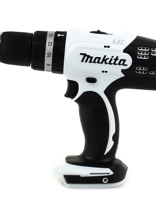 Makita DHP 453 RGW perceuse à percussion sans fil 18 V 42 Nm blanc + 2x batteries 6,0 Ah + chargeur