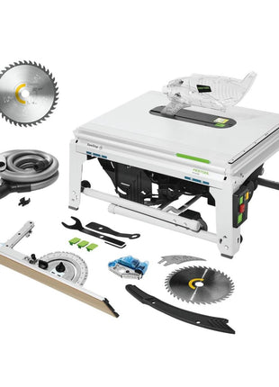 Festool TKS 80 EBS 2200 watts Scie à table 254 mm (575781) + Lame de scie circulaire universelle W40 (575975)