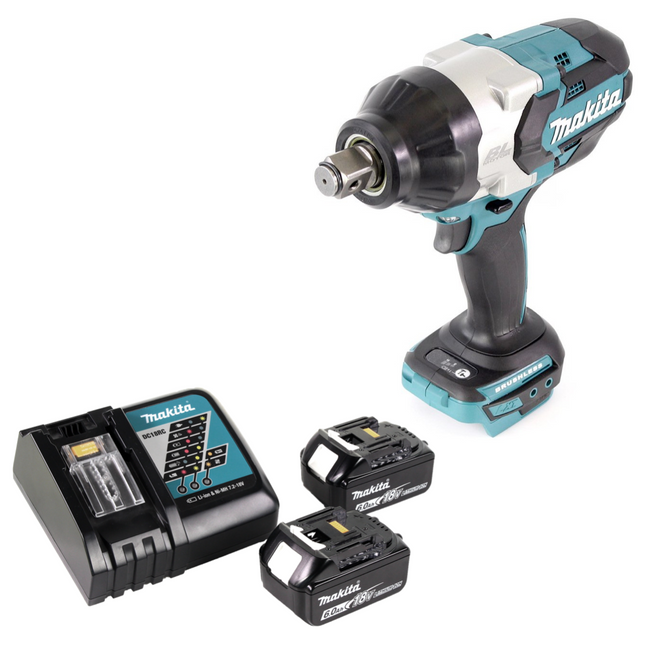 Makita DTW 1001 RG Clé à choc sans fil 18V 3/4" 1050Nm Brushless + 2x batterie 6,0 Ah + chargeur