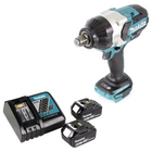 Makita DTW 1001 RG Clé à choc sans fil 18V 3/4'' 1050Nm Brushless + 2x batterie 6,0 Ah + chargeur