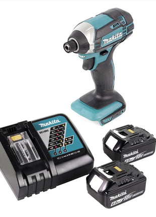 Makita DTD 152 RG Visseuse à chocs sans fil 18 V 165 Nm + 2x Batteries 6,0 Ah + Chargeur