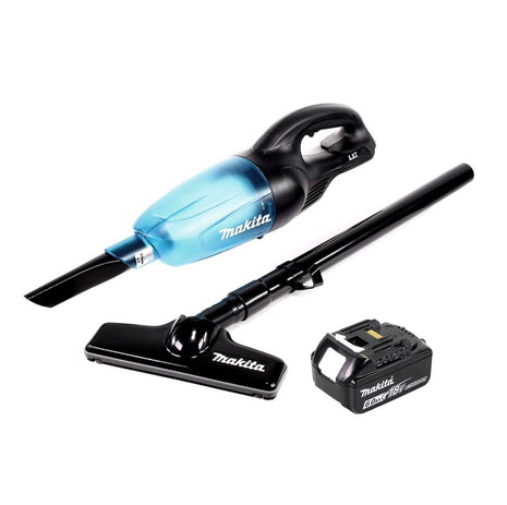 Aspirador a batería Makita DCL 180 G1 B 18 V negro + 1x batería 6,0 Ah - sin cargador