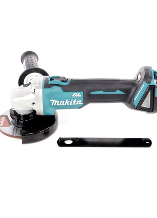 Makita DGA 506 RG Meuleuse d'angle sans fil 18 V 125 mm Brushless + 2x Batteries 6,0 Ah + Chargeur