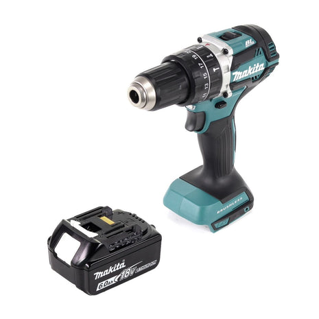 Makita DHP 484 G1 trapano a percussione a batteria 18 V 54 Nm brushless + 1x batteria ricaricabile 6,0 Ah - senza caricabatterie