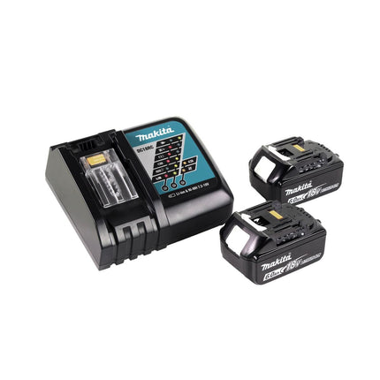 Makita DHP 484 RG Perceuse à percussion sans fil 18 V 54 Nm brushless + 2x Batteries 6,0 Ah + Chargeur