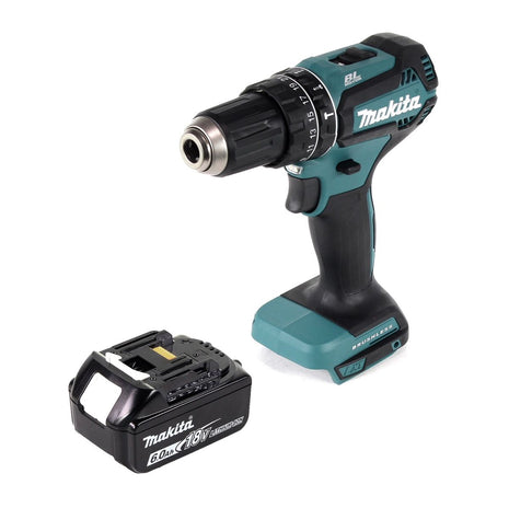 Makita DHP 485 G1 trapano a percussione a batteria 18 V 50 Nm brushless + 1x batteria ricaricabile 6,0 Ah - senza caricabatterie