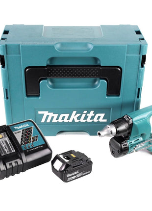 Makita DFS 450 ZJ 18 V Visseuse plaque de plâtre sans fil avec boîtier Makpac - sans Batterie, ni Chargeur