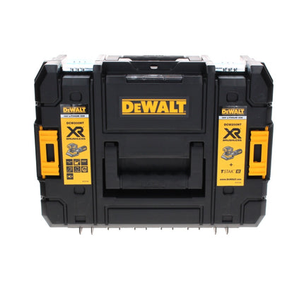 Ponceuse vibrante sur batterie DeWalt DCW 200 NT 18 V 108x115 mm + 1x batterie 3,0 Ah + TSTAK - sans chargeur