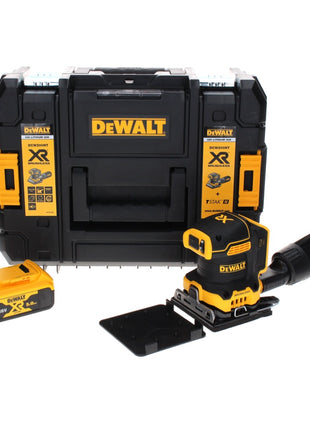 DeWalt DCW 200 NT Akku Vibrationsschleifer 18 V 108x115 mm + 1x Akku 5,0 Ah + TSTAK - ohne Ladegerät - Toolbrothers