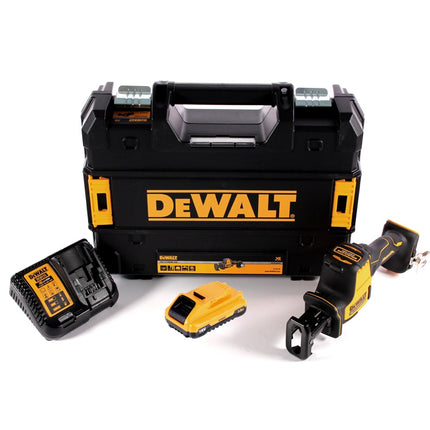 Scie alternative à batterie DeWalt DCS 369 L1 18 V + 1x batterie 3,0 Ah + chargeur + TSTAK
