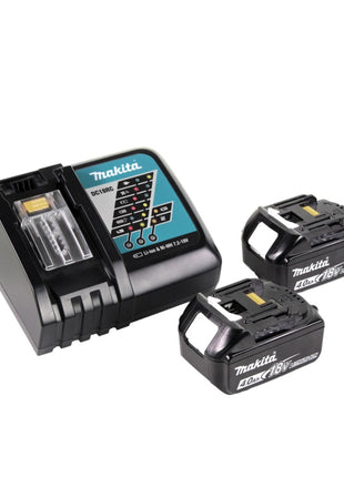 Meuleuse d'angle sur batterie Makita DGA 900 RMK 36 V (2x 18 V) 230 mm sans balais + 2x batterie 4,0 Ah + chargeur + coffret