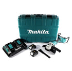 Makita DGA 900 PTK Meuleuse d'angle sur batterie 36 V (2x 18 V) 230 mm sans balais + 2x batterie 5,0 Ah + double chargeur + mallette