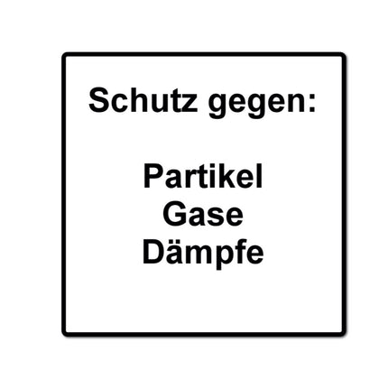 Demi-masque respiratoire Dräger X-plore 3500 S pour filtre à baïonnette taille S + 2x filtre à particules X-plore P3 R (6738011)