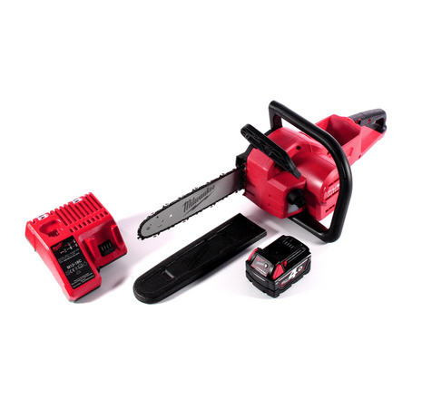 Milwaukee M18 FCHSC-401C Akku Kettensäge 18 V 30 cm Brushless + 1x Akku 4,0 Ah + Ladegerät