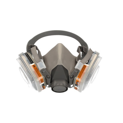 Kischers N 95 Set de masques de protection respiratoire : 1x Demi-masque + 2x Cartouches filtrantes + 8x Filtres à particules en coton + 1x Lunette de protection + 2x Clapets de fermeture