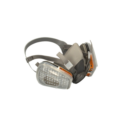 Kischers N 95 Set de masques de protection respiratoire : 1x Demi-masque + 2x Cartouches filtrantes + 8x Filtres à particules en coton + 1x Lunette de protection + 2x Clapets de fermeture