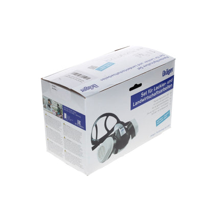 Dräger X-Plore 3300 L Set 1x demi-masque + 2x filtre à baïonnette A2 P3 RD (R57793) pour travaux de peinture et agricoles