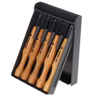 Shogun MIKISYO Power Grip Holz Schnitzmesser Kerbschnitzsatz / Zierschnitzsatz 5 tlg. Set ( PG-5 ) - Made in Japan - Toolbrothers