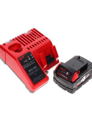 Milwaukee M18 JSR DAB+-401C Radio de chantier sur batterie / secteur 18 V + 1x batterie 4,0 Ah + chargeur