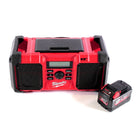 Milwaukee M18 JSR DAB+-901 Radio de chantier sur batterie / secteur 18 V + 1x batterie 9,0 Ah - sans chargeur