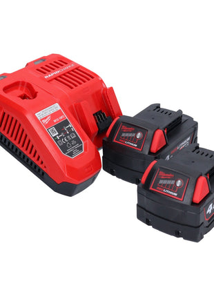 Scie sauteuse à batterie Milwaukee M18 FBJS-402X 18 V sans balais + 2x batteries 4,0 Ah + chargeur + boîtier HD