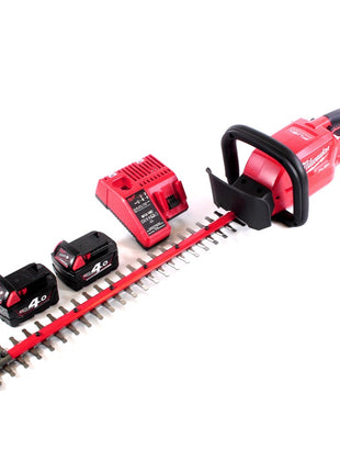 Taille-haie à batterie Milwaukee M18 CHT-402C 18 V 610 mm sans balai + 2x batteries 4,0 Ah + chargeur