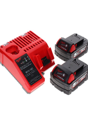 Taille-haie à batterie Milwaukee M18 CHT-902C 18 V 610 mm brushless + 2x batteries 9,0 Ah + chargeur